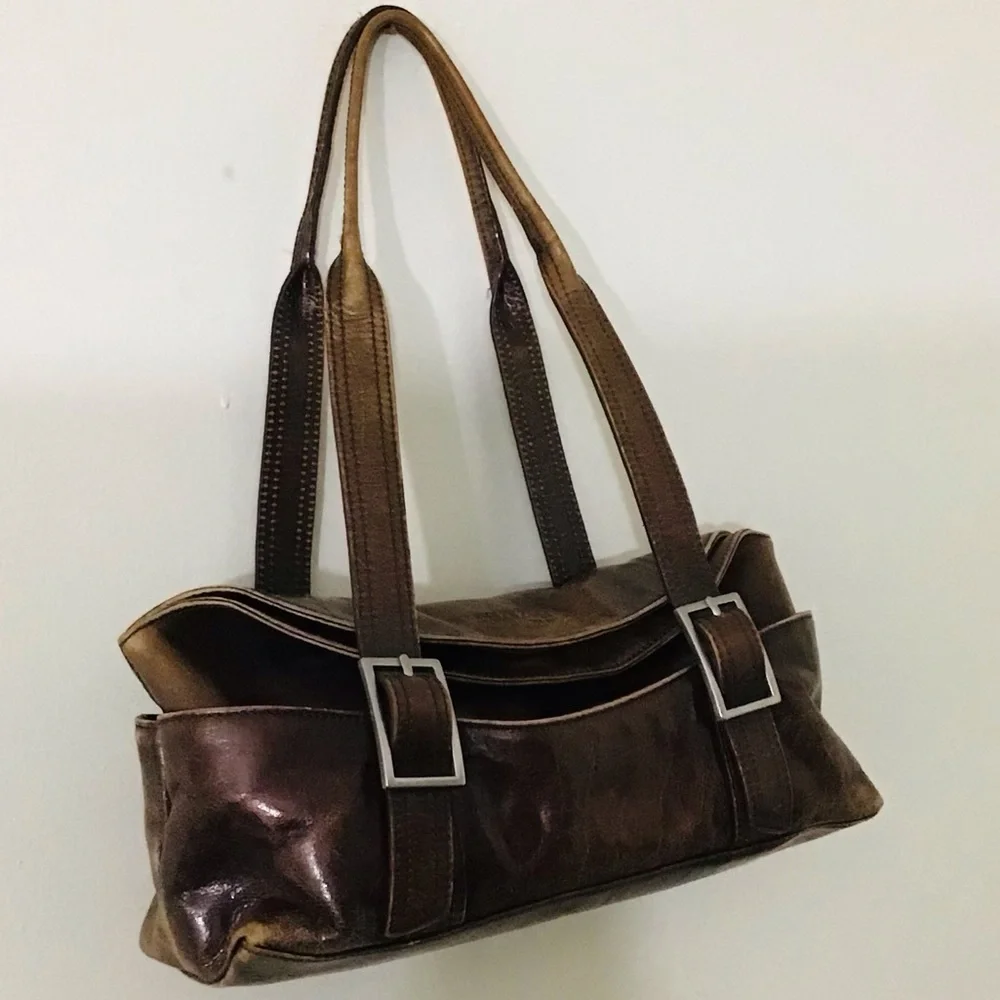 VINTAGE Kenneth Cole Baguette Satchel